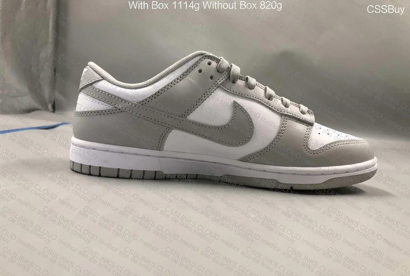 NIKE dunk low grey fog 7
