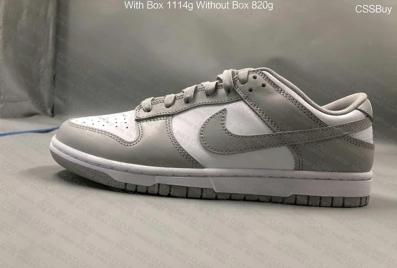 NIKE dunk low grey fog 8
