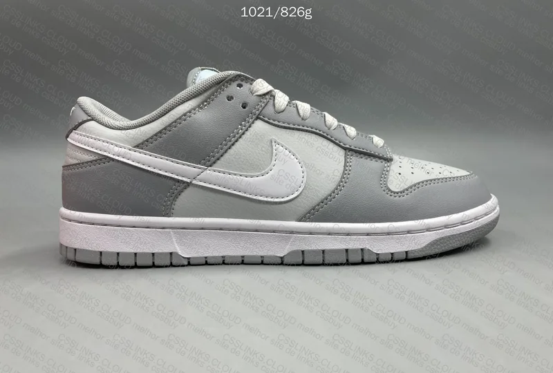 Nike Dunk Low Grey White 3