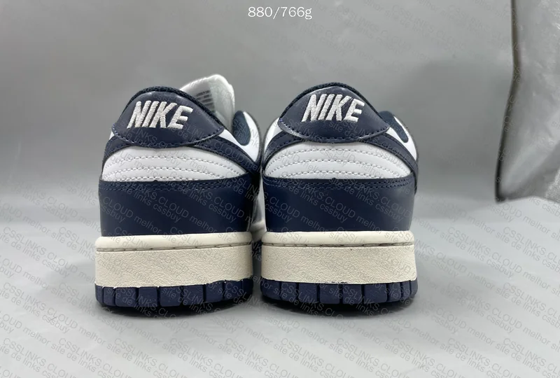 Nike Dunk Low Midnight Navy and White 2