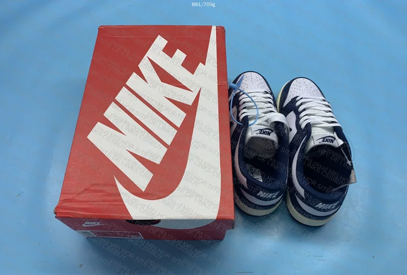 Nike Dunk Low Midnight Navy and White
