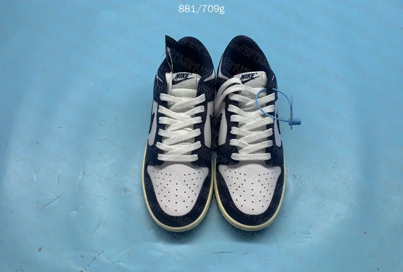 Nike Dunk Low Midnight Navy and White 3