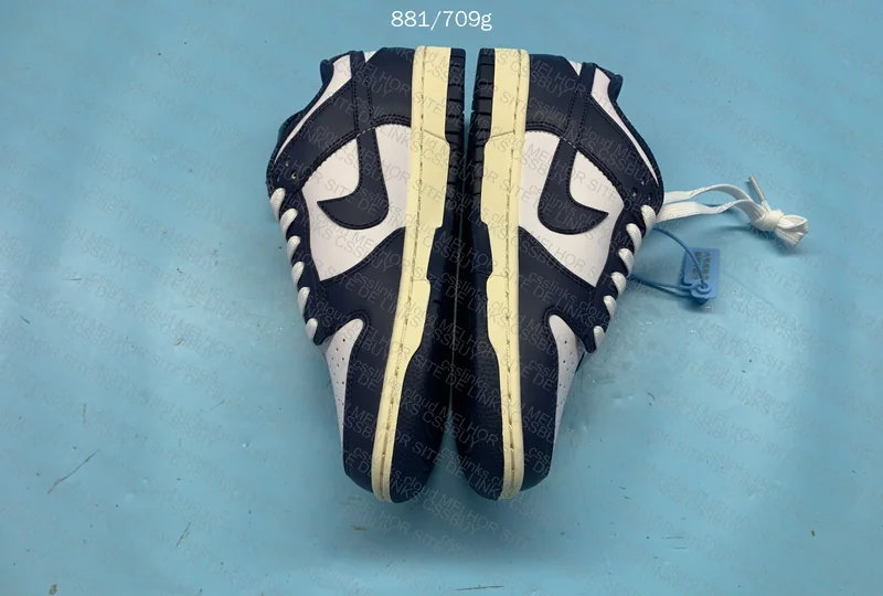 Nike Dunk Low Midnight Navy and White 5