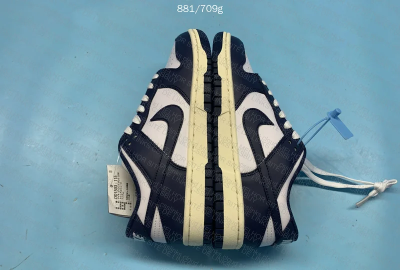 Nike Dunk Low Midnight Navy and White 6