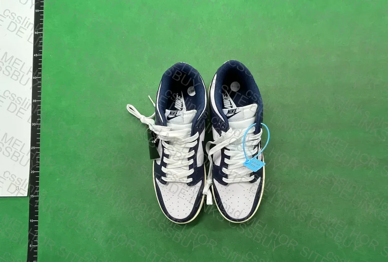 Nike Dunk Low Midnight Navy and White 5