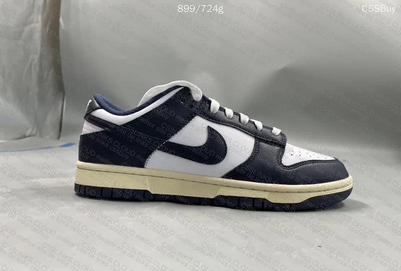NIKE DUNK LOW NAVY BLUE 4