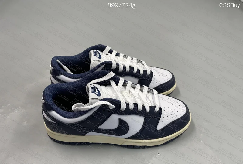NIKE DUNK LOW NAVY BLUE 5