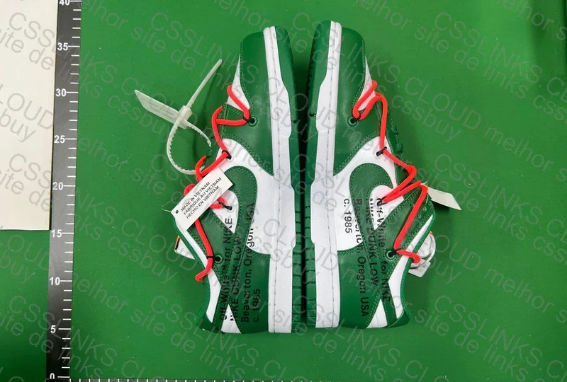 Nike Dunk Low Off-White Pine Green 4