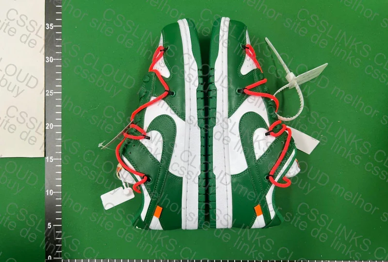 Nike Dunk Low Off-White Pine Green 5