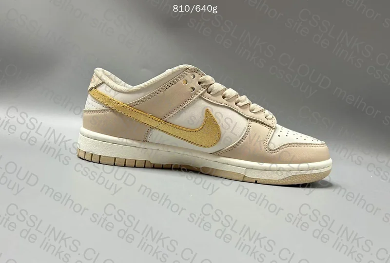 Nike Dunk Low Phantom Metallic Gold 6