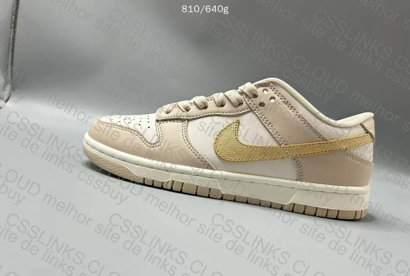 Nike Dunk Low Phantom Metallic Gold 8
