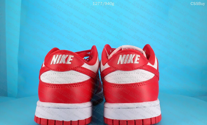 Nike Dunk Low Retro Panda/University Red (First Purchase) 7