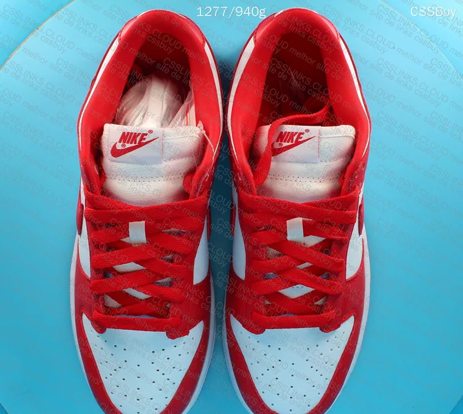 Nike Dunk Low Retro Panda/University Red (First Purchase) 9