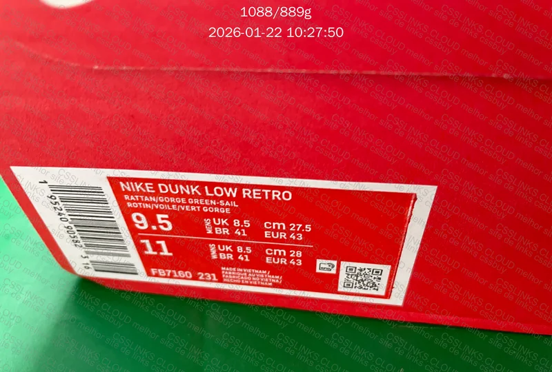 Nike Dunk Low Retro Rattan Gorge Green (FB7160-231) 5
