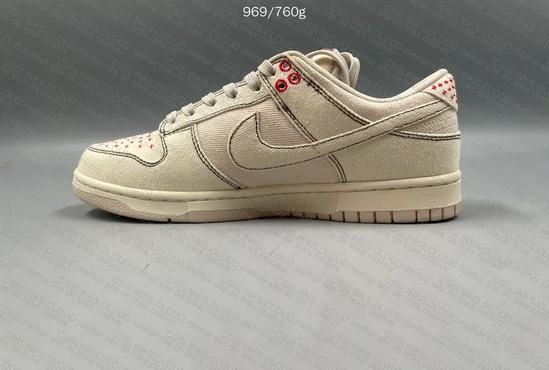 NIKE DUNK LOW "SASHIKO LIGHT OREWOOD BROWN" 4