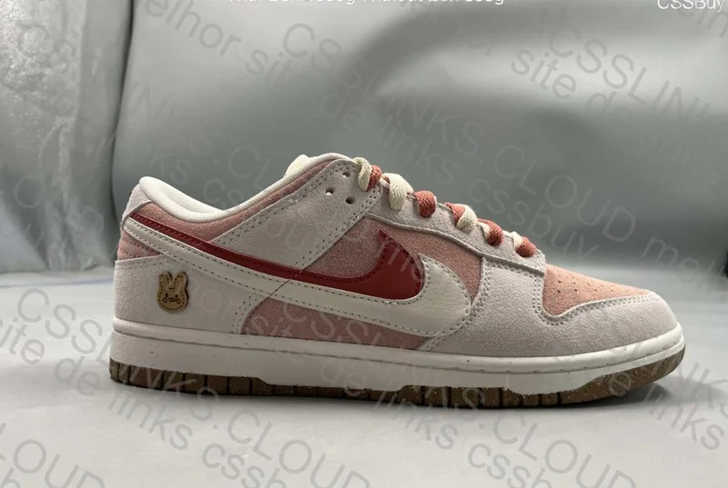 nike dunk low se '85' pink rabbit bunny cookies