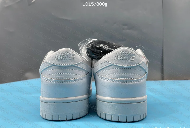 nike dunk low triple white 3