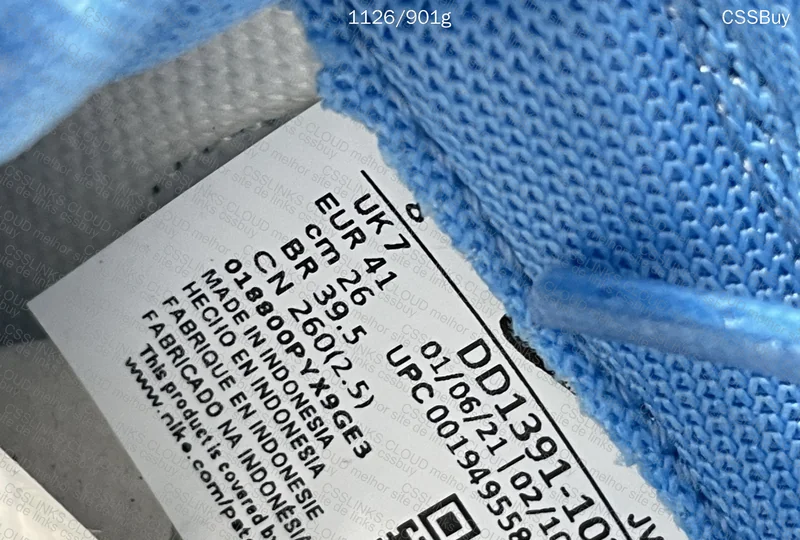 Nike Dunk Low University Blue VT 6