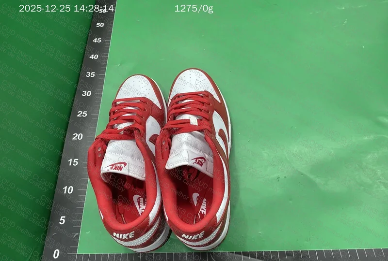 Nike dunk low university red 3