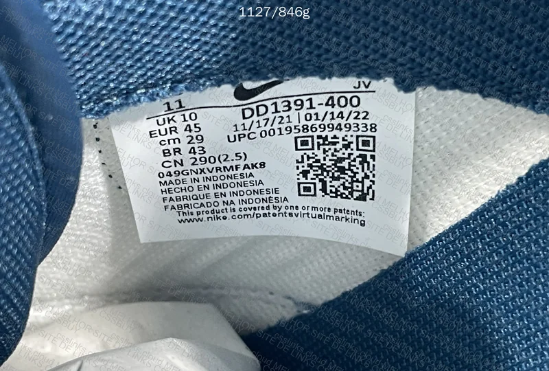Nike dunk low valerian blue 3
