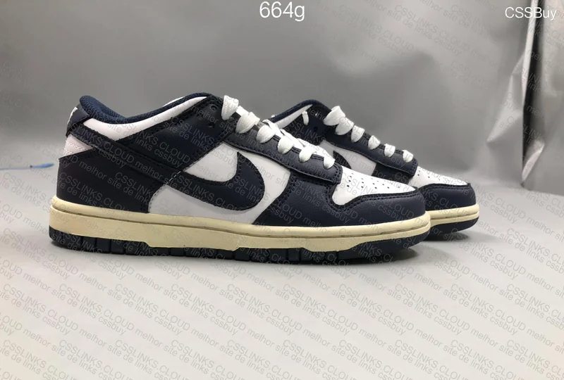 Nike Dunk Low Vintage Navy 7