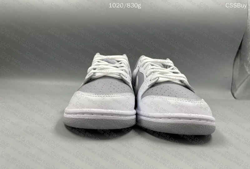 Nike Dunk Low White and Grey 2