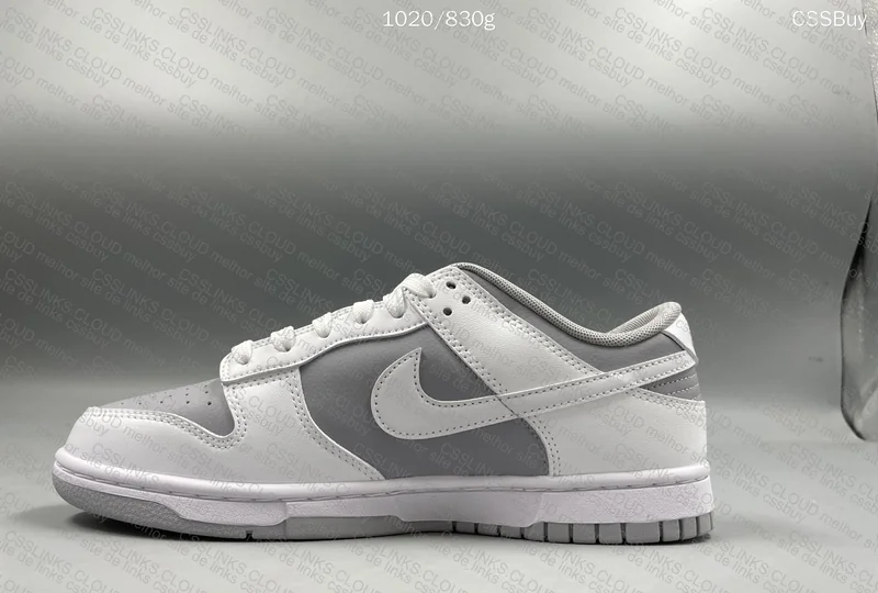 Nike Dunk Low White and Grey 4