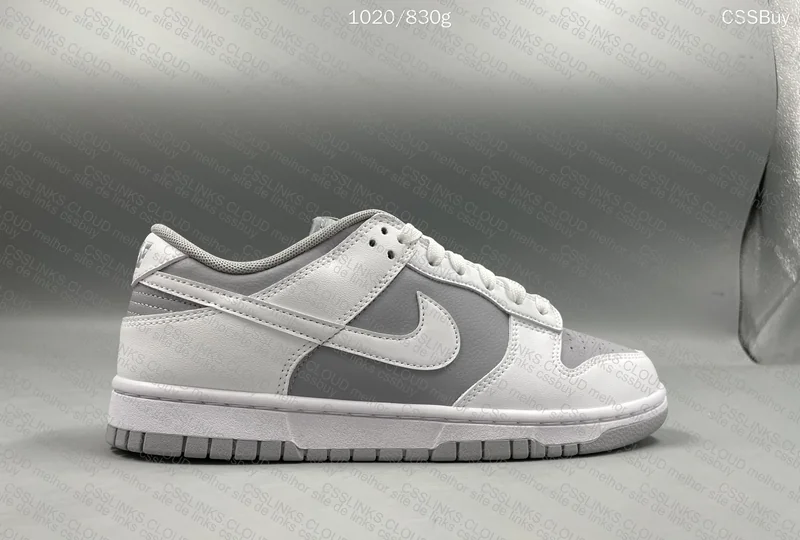 Nike Dunk Low White and Grey 5