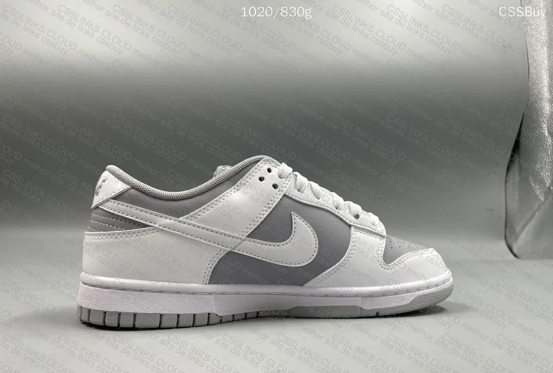Nike Dunk Low White and Grey 7