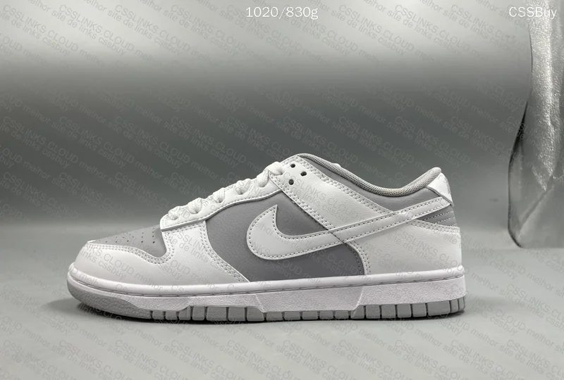 Nike Dunk Low White and Grey 8
