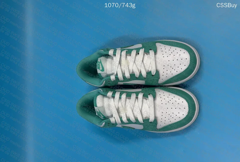 Nike Dunk Low White Green 2