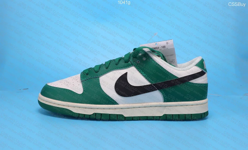 Nike Dunk Low White Green Lottery 7