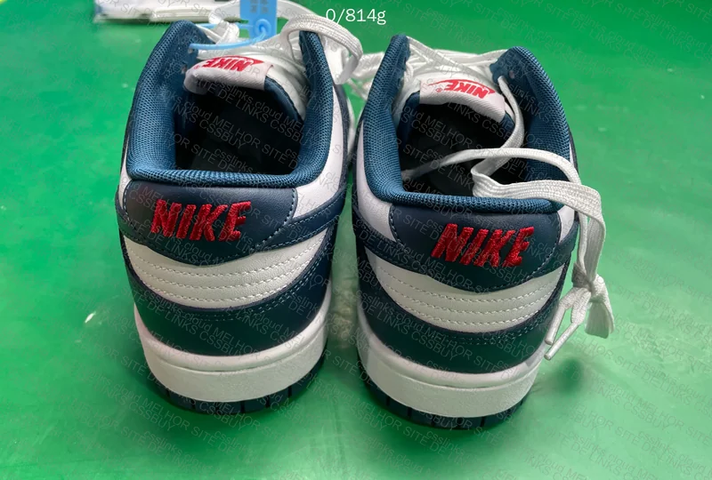 Nike Dunk Low White Navy 4