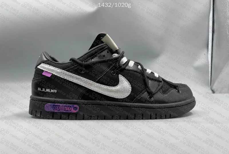 Nike Dunk Low x Off White 50/50 4