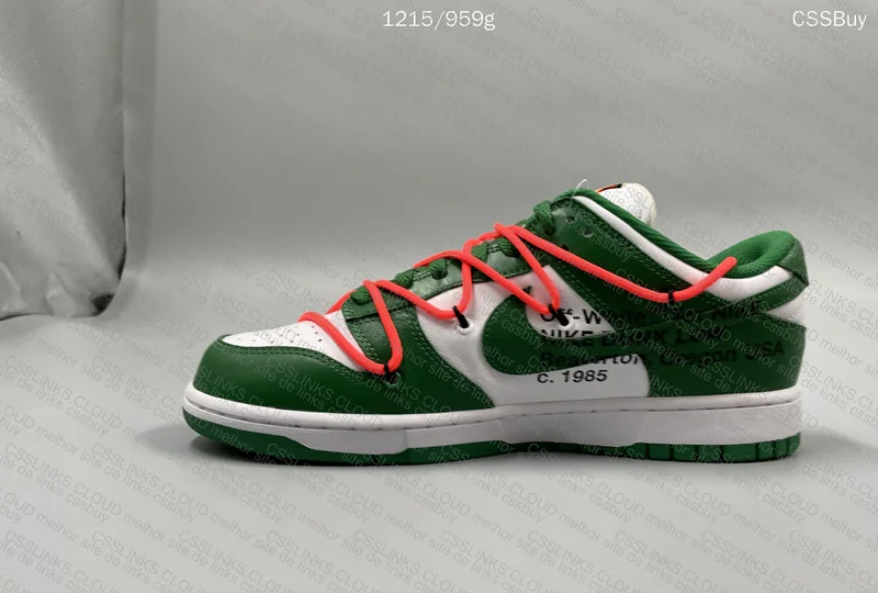 Nike Dunk Low X Off-White Pine Green 3
