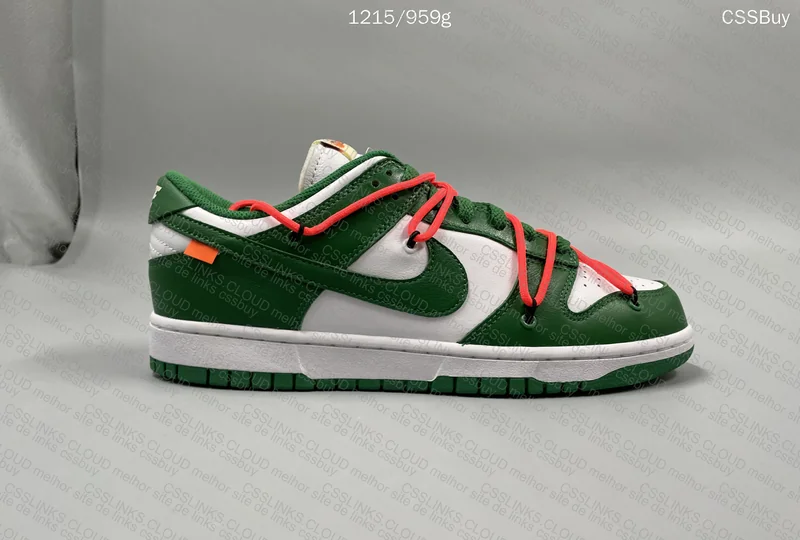 Nike Dunk Low X Off-White Pine Green 4