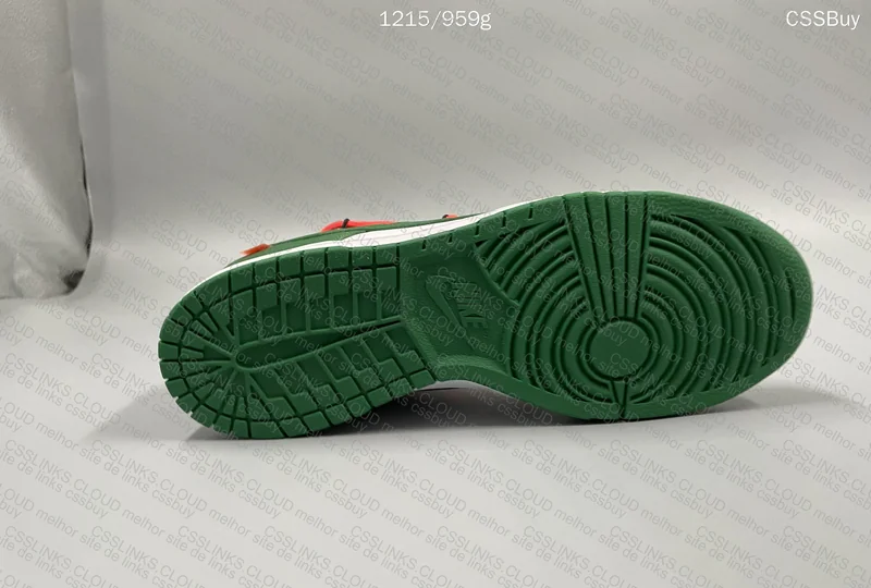 Nike Dunk Low X Off-White Pine Green 6