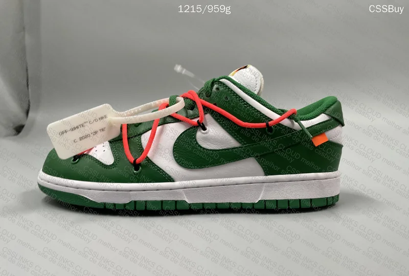 Nike Dunk Low X Off-White Pine Green 7