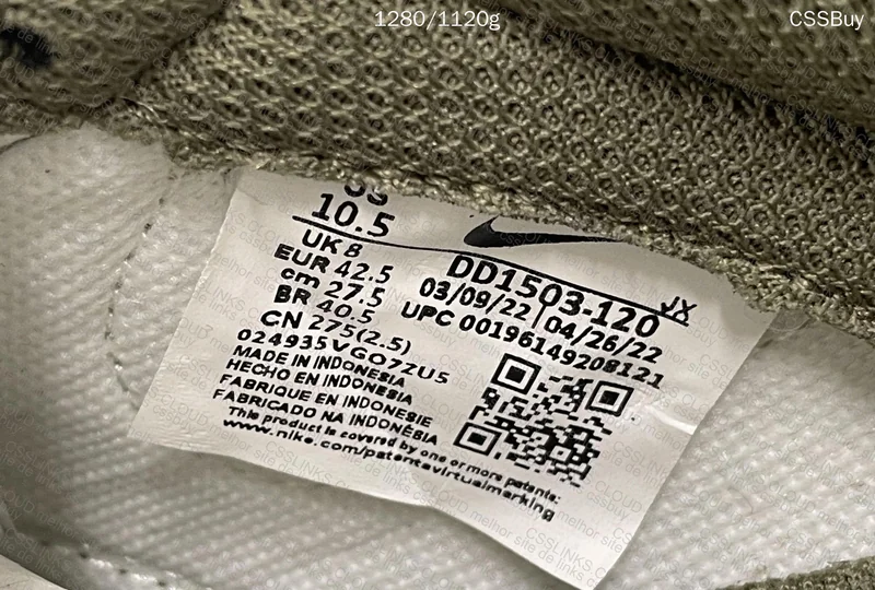 Nike Dunk Medium Olive (Rebarbas?)