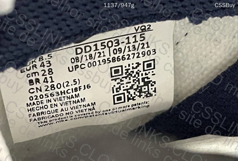 NIKE DUNK MIDNIGHT NAVY