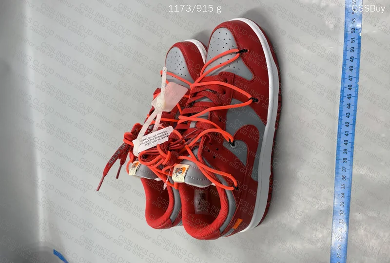 Nike Dunk Off White Red 2