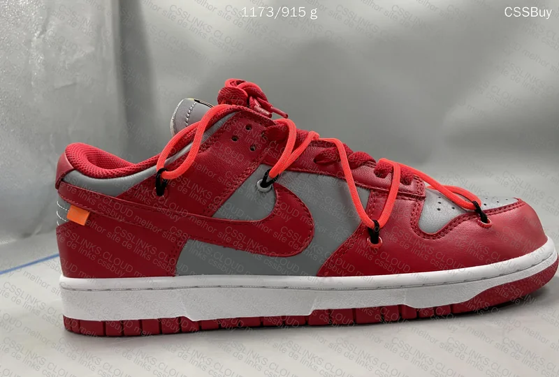 Nike Dunk Off White Red 4