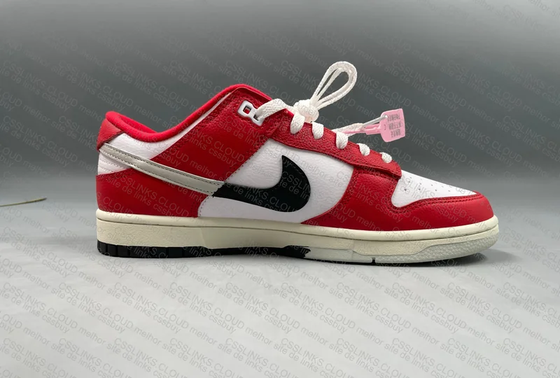 Nike dunk university red/black-light silver 5