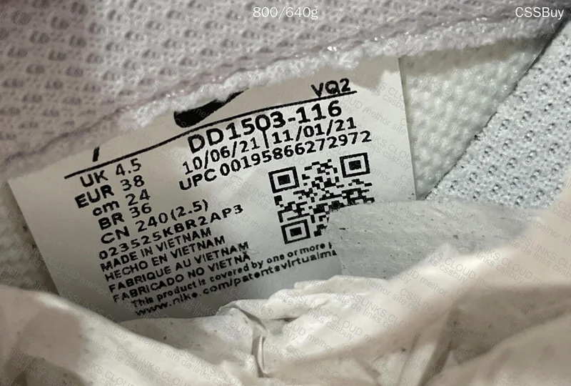 Nike dunk VT Light pink 5