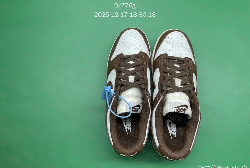 Nike Dunk White Brown Coffee 3