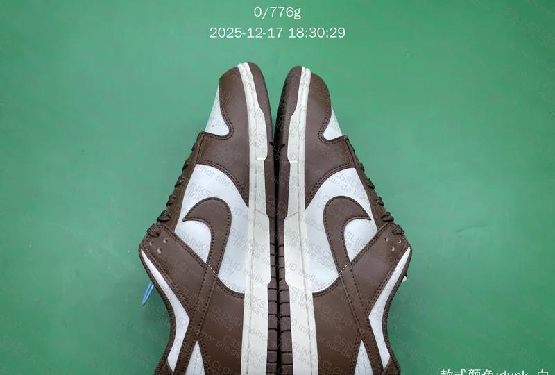 Nike Dunk White Brown Coffee 6