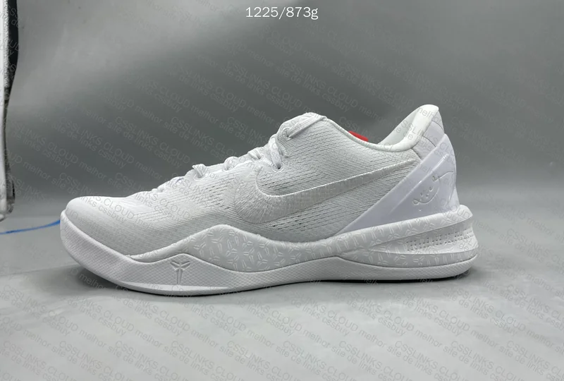 Nike Kobe 8 All White 4
