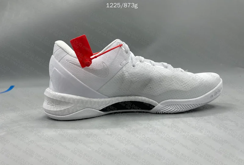 Nike Kobe 8 All White 6