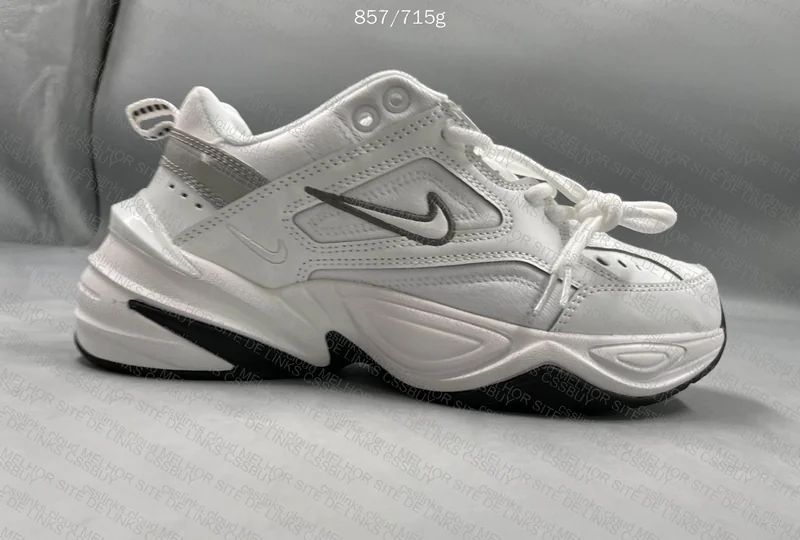 nike m2k tekno white grey 3