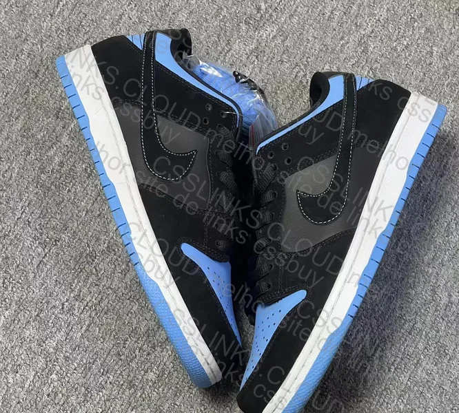 Nike SB Dunk Low Black University Blue Men's